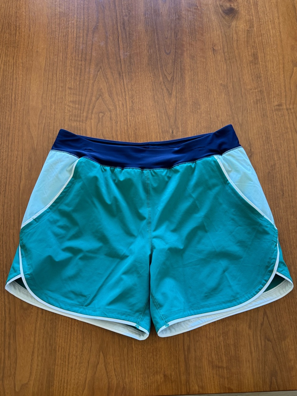 Lands’ End Colorblock Swim Shorts